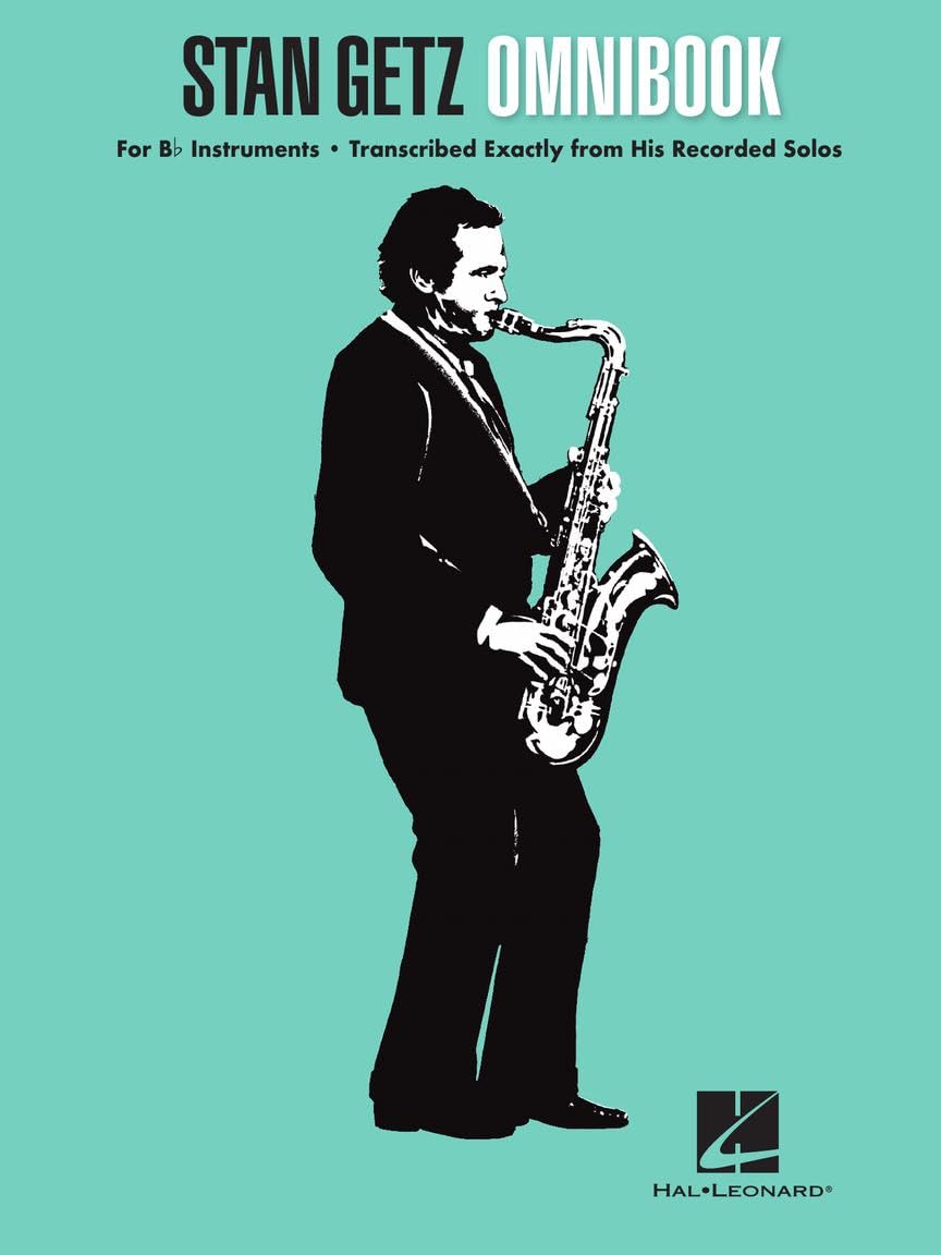 Stan Getz Omnibook for B-Flat Instruments Jazz Transcription Songbook with 54 Classic Solos Essential Sheet Music Collection for Saxophonists and Jazz Musicians book