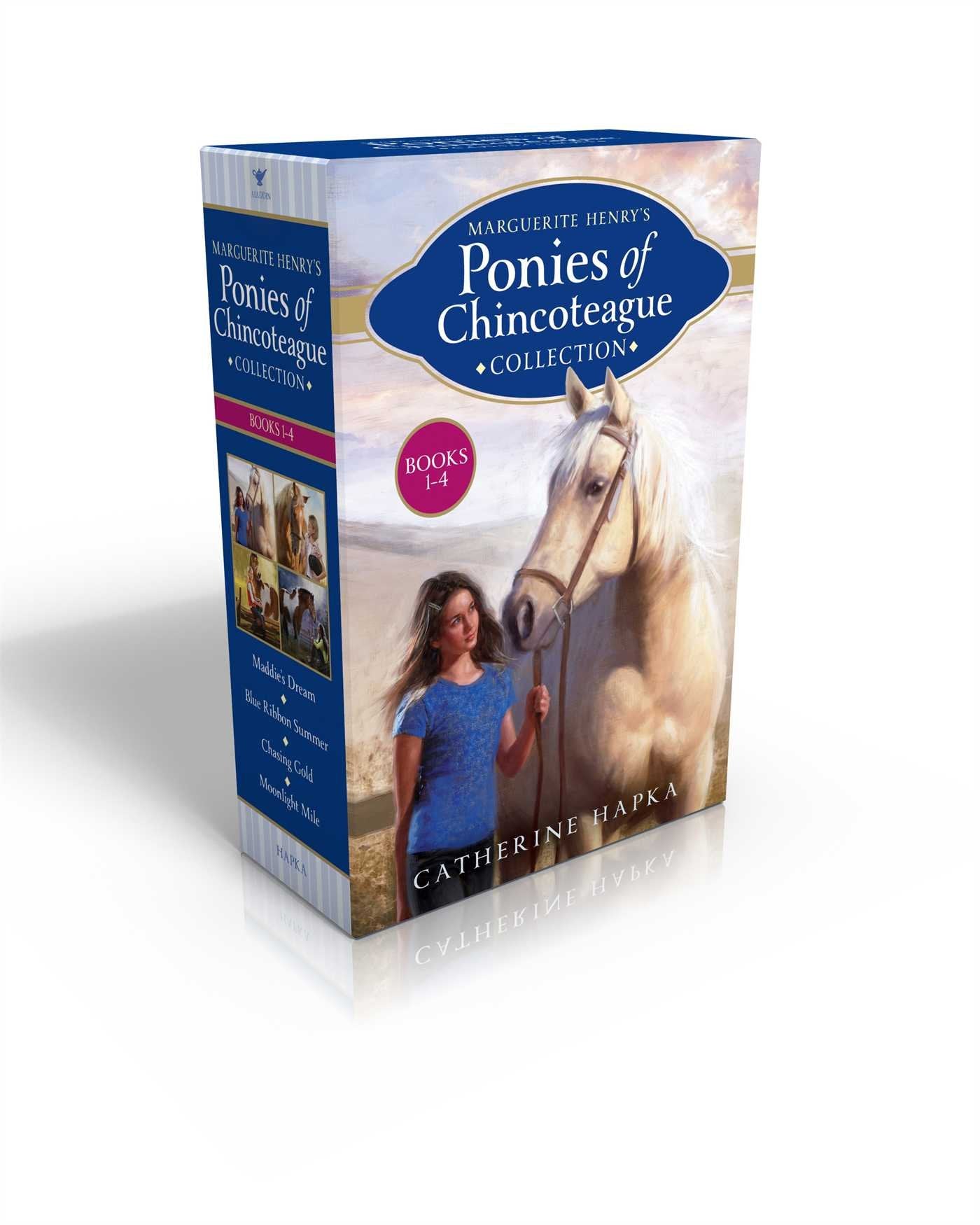 Marguerite Henry's Ponies of Chincoteague Collection Books 1-4 (Boxed Set): Maddie's Dream; Blue Ribbon Summer; Chasing Gold; Moonlight Mile book