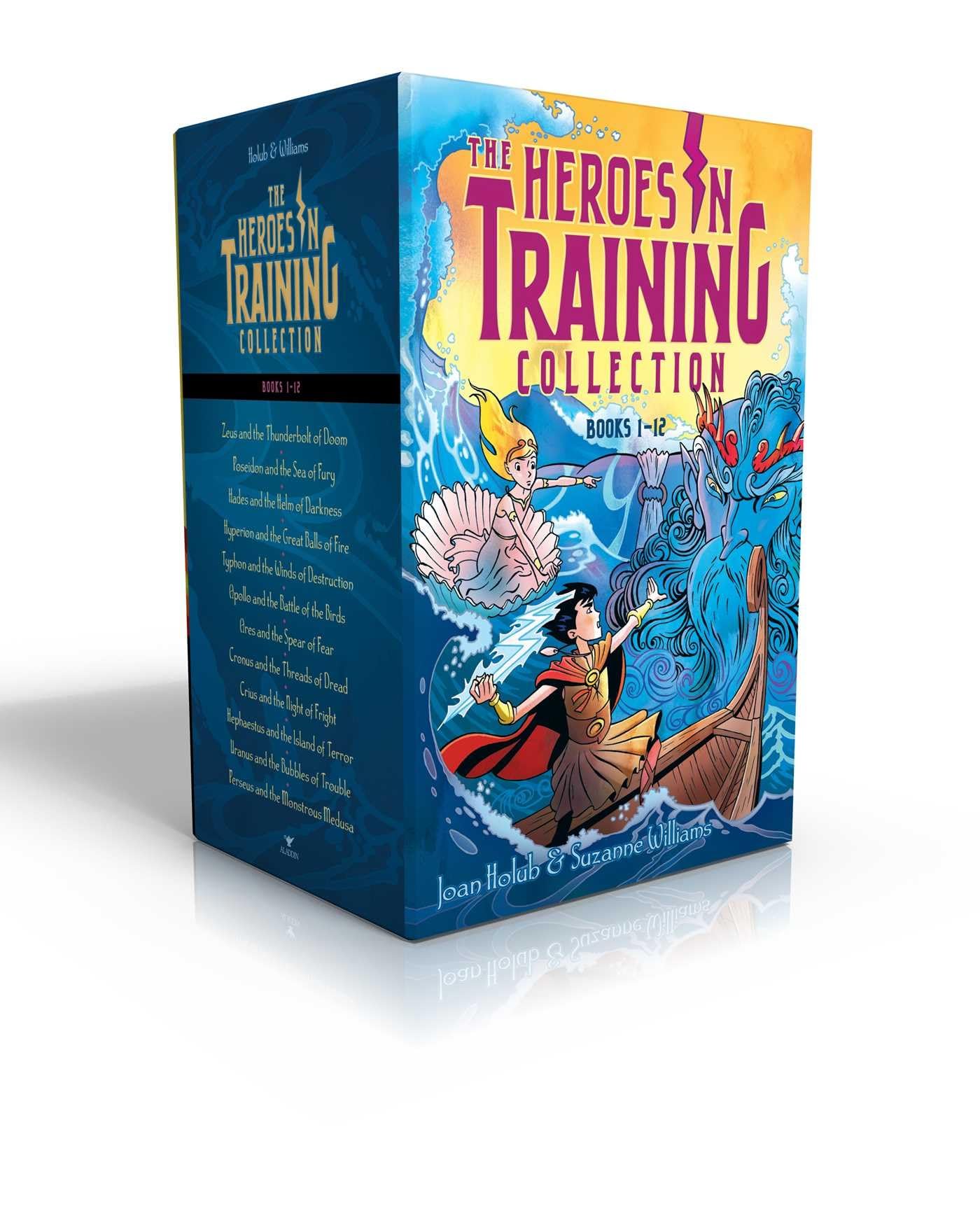 Heroes in Training Olympian Collection Books 1-12 (Boxed Set): Zeus and the Thunderbolt of Doom; Poseidon and the Sea of Fury; Hades and the Helm of ... the Birds; Ares and the Spear of Fear; etc. book