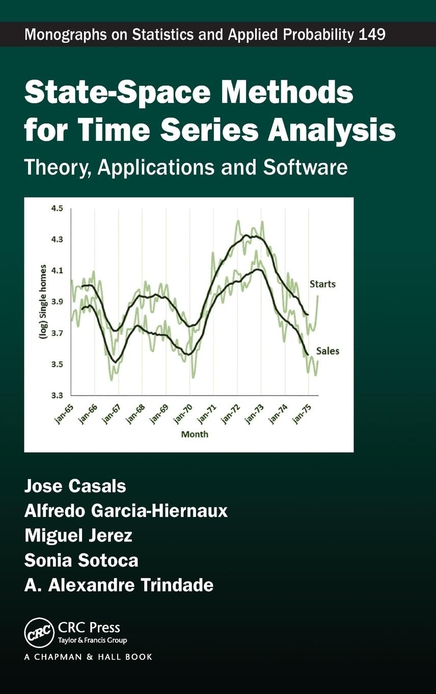 State-Space Methods for Time Series Analysis Business, Finance & Career
