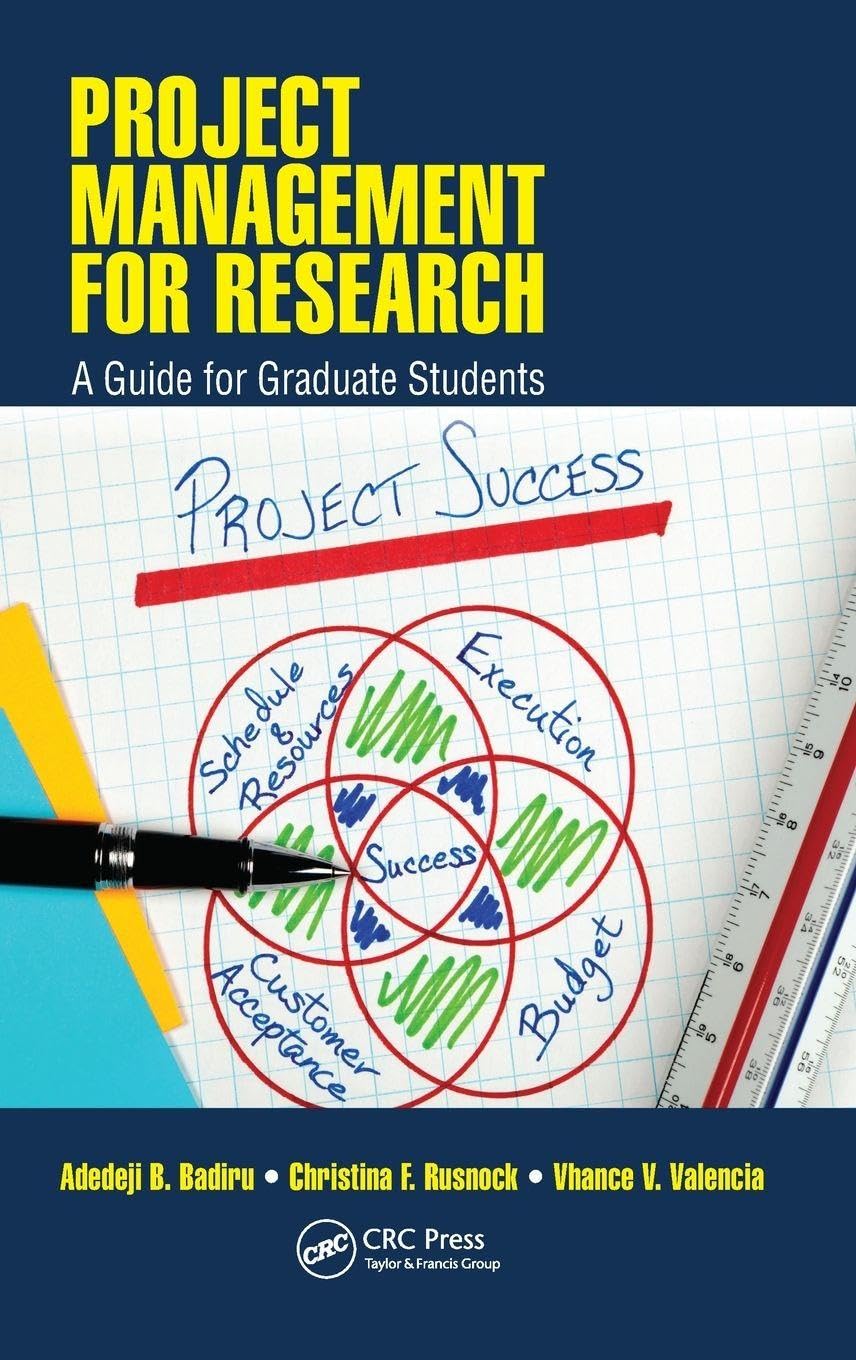 Product Image: Project Management for Research