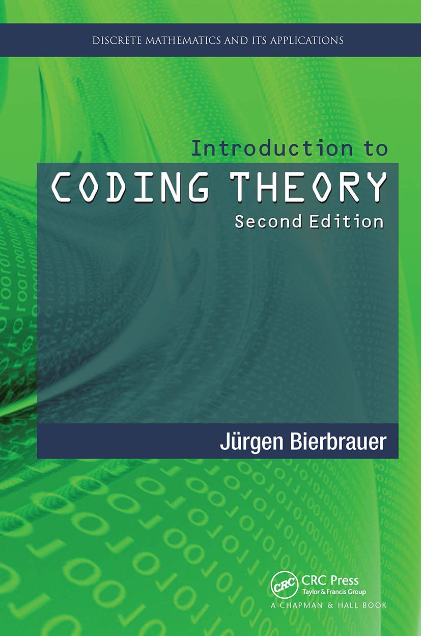 Introduction to Coding Theory Computer Science