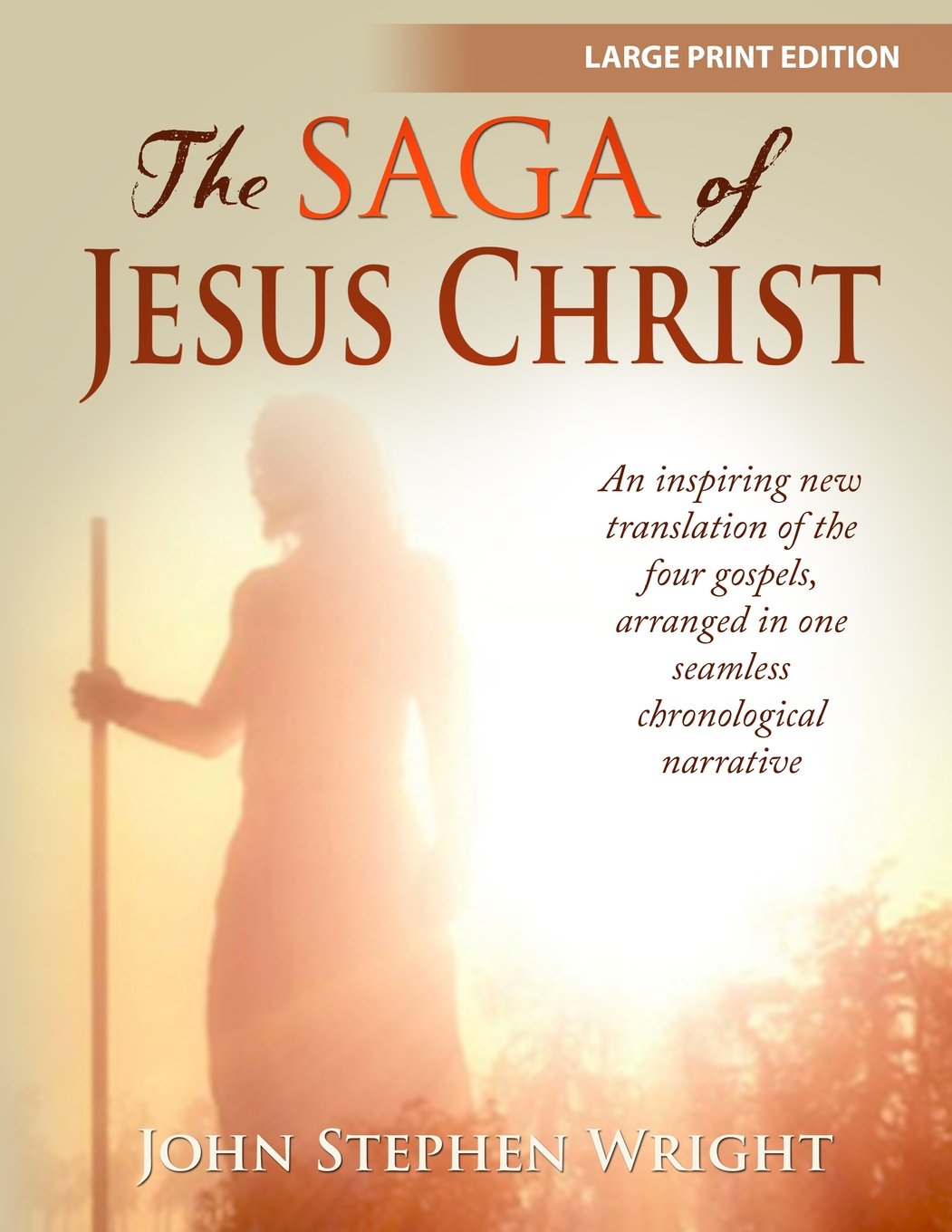 The Saga of Jesus Christ, Large Print Edition: An inspiring new translation of the four gospels, arranged in chronological order (According to Jesus) Religion & Esotericism