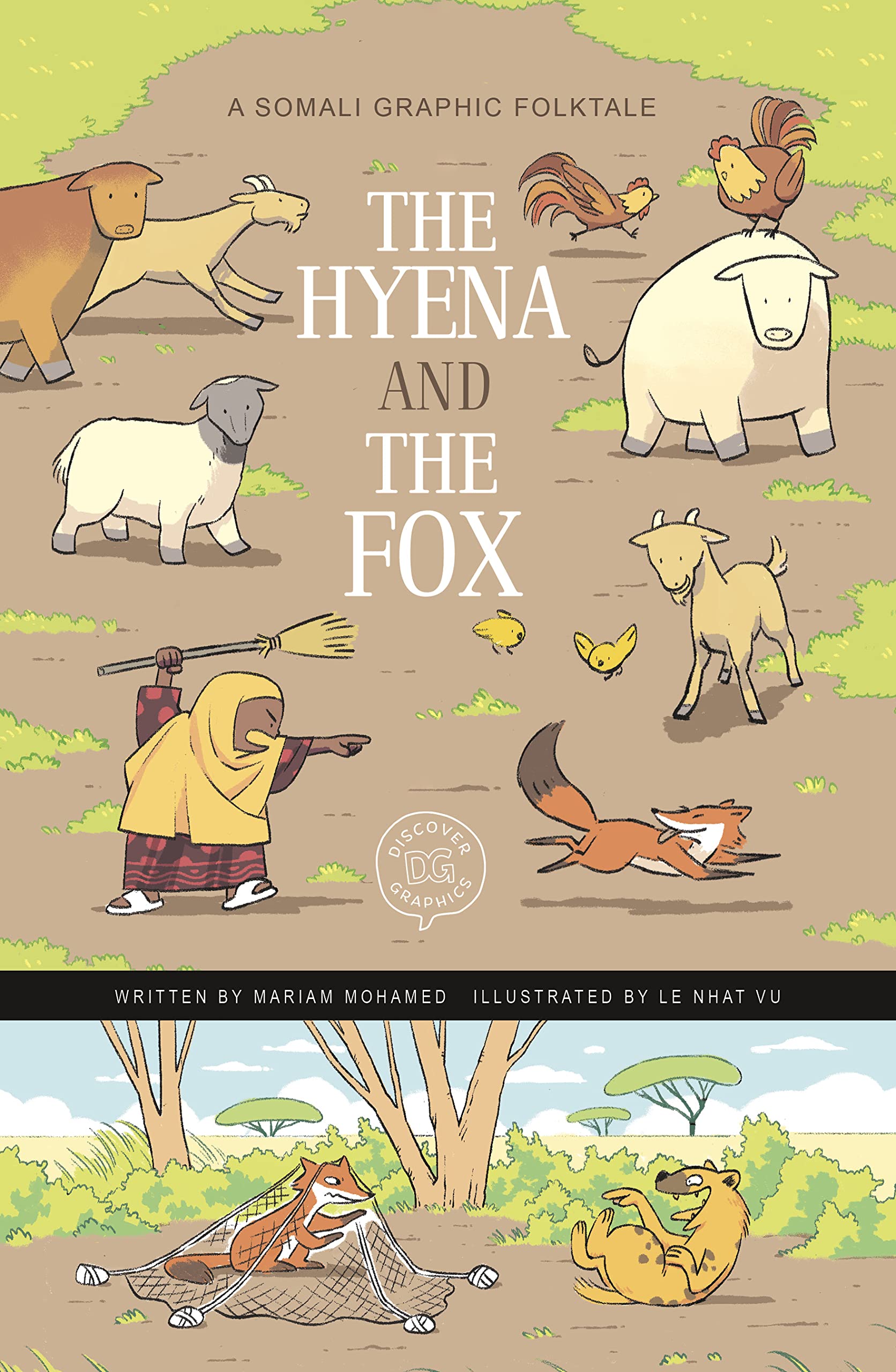 The Hyena and the Fox: A Somali Graphic Folktale (Discover Graphics: Global Folktales) Manga