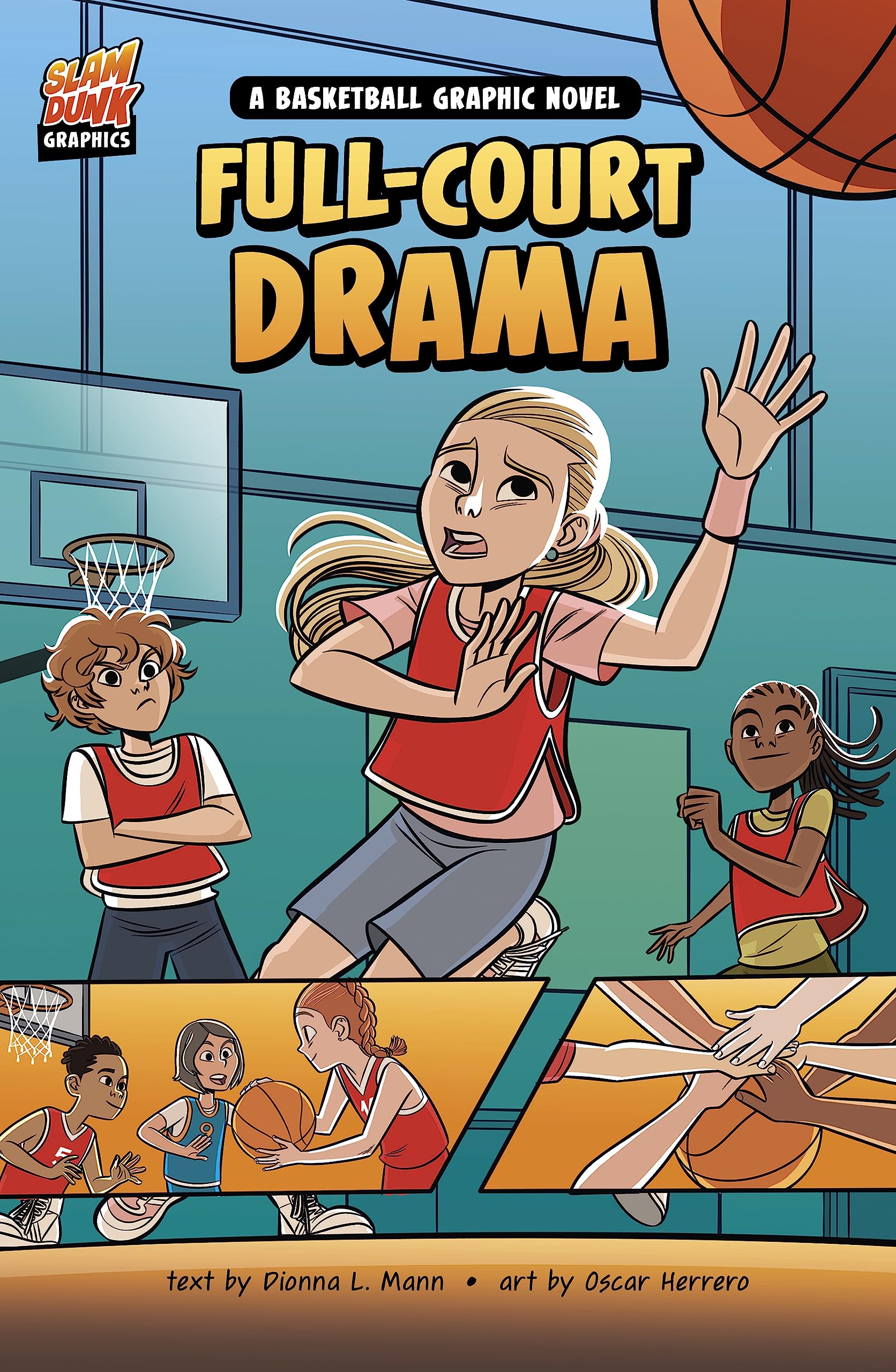 Full-court Drama: A Basketball Graphic Novel (Slam Dunk Graphics) Manga