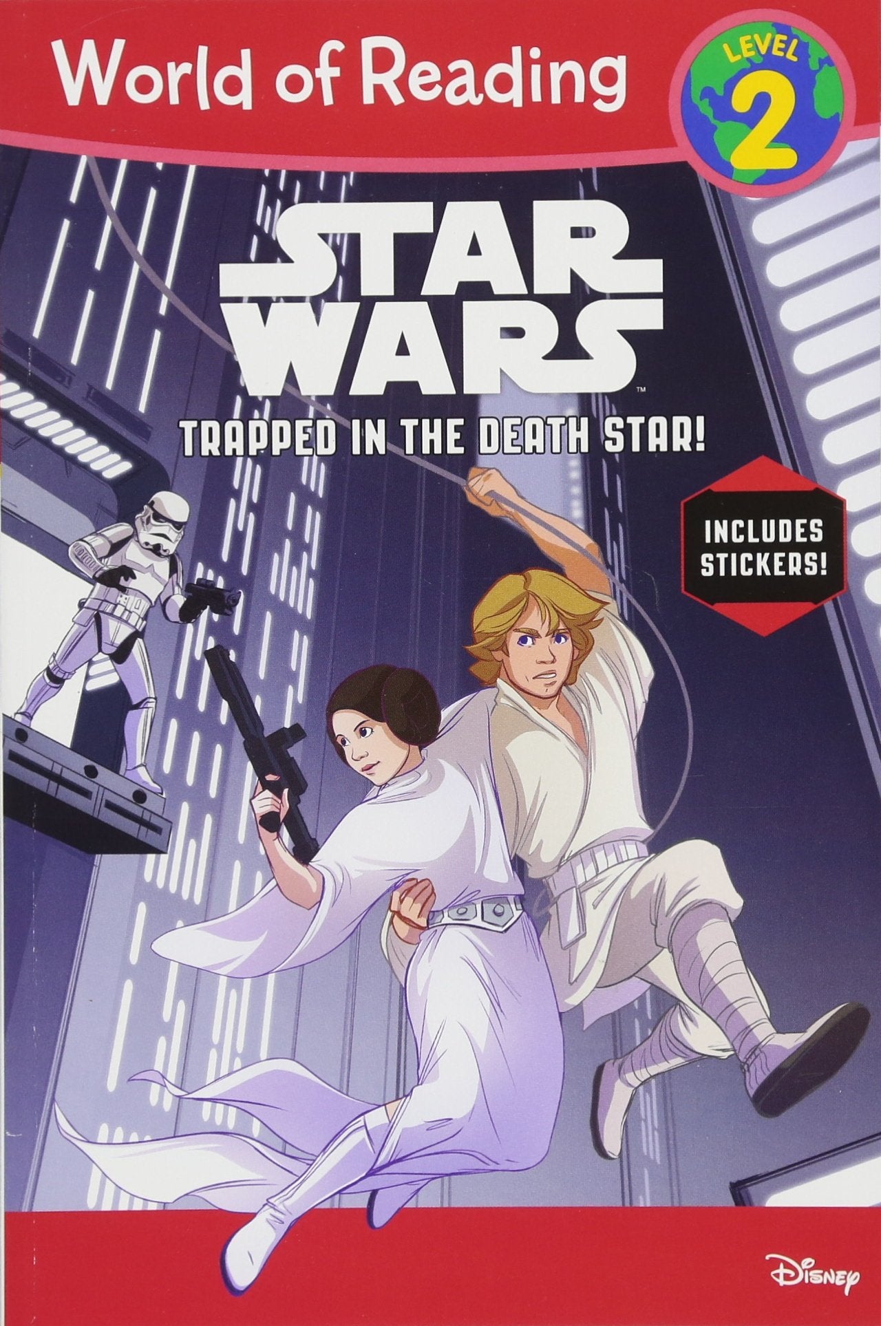 World of Reading Star Wars Trapped in the Death Star! (Level 2) Novels & Short Stories