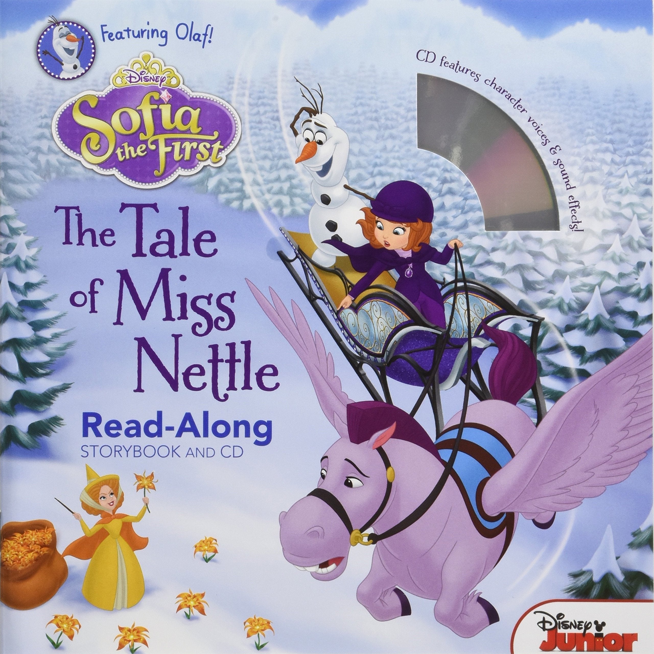 Sofia the First Read-Along Storybook and CD The Tale of Miss Nettle Non-fiction