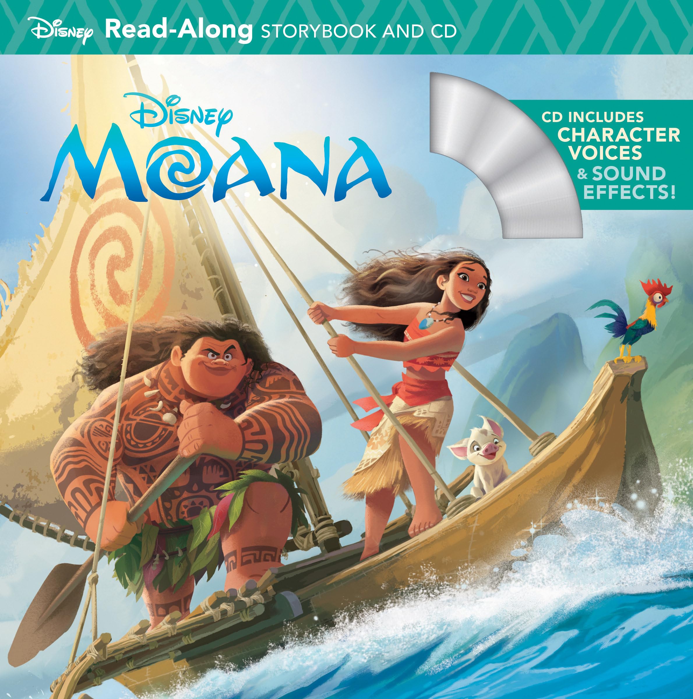 Moana Read-Along Storybook & CD book