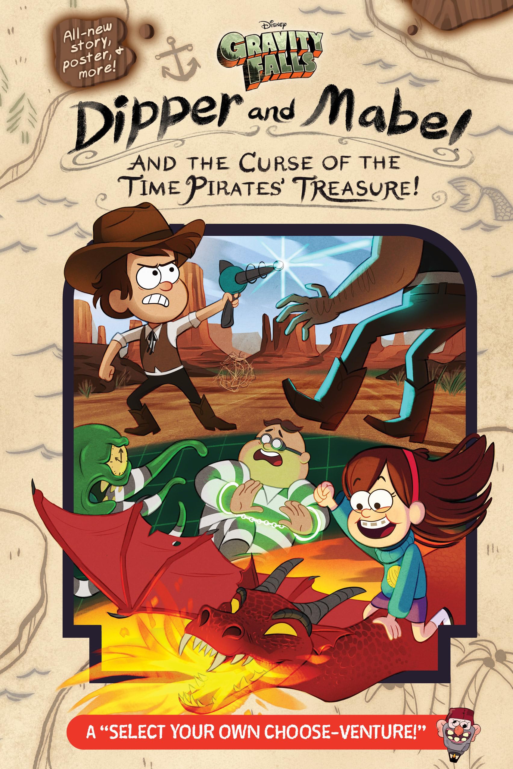 Gravity Falls: Dipper and Mabel and the Curse of the Time Pirates' Treasure! Manga