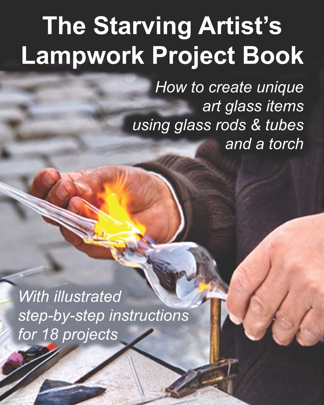 The Starving Artist's Lampwork Project Book: How to create unique art glass items using glass rods & tubes and a torch book