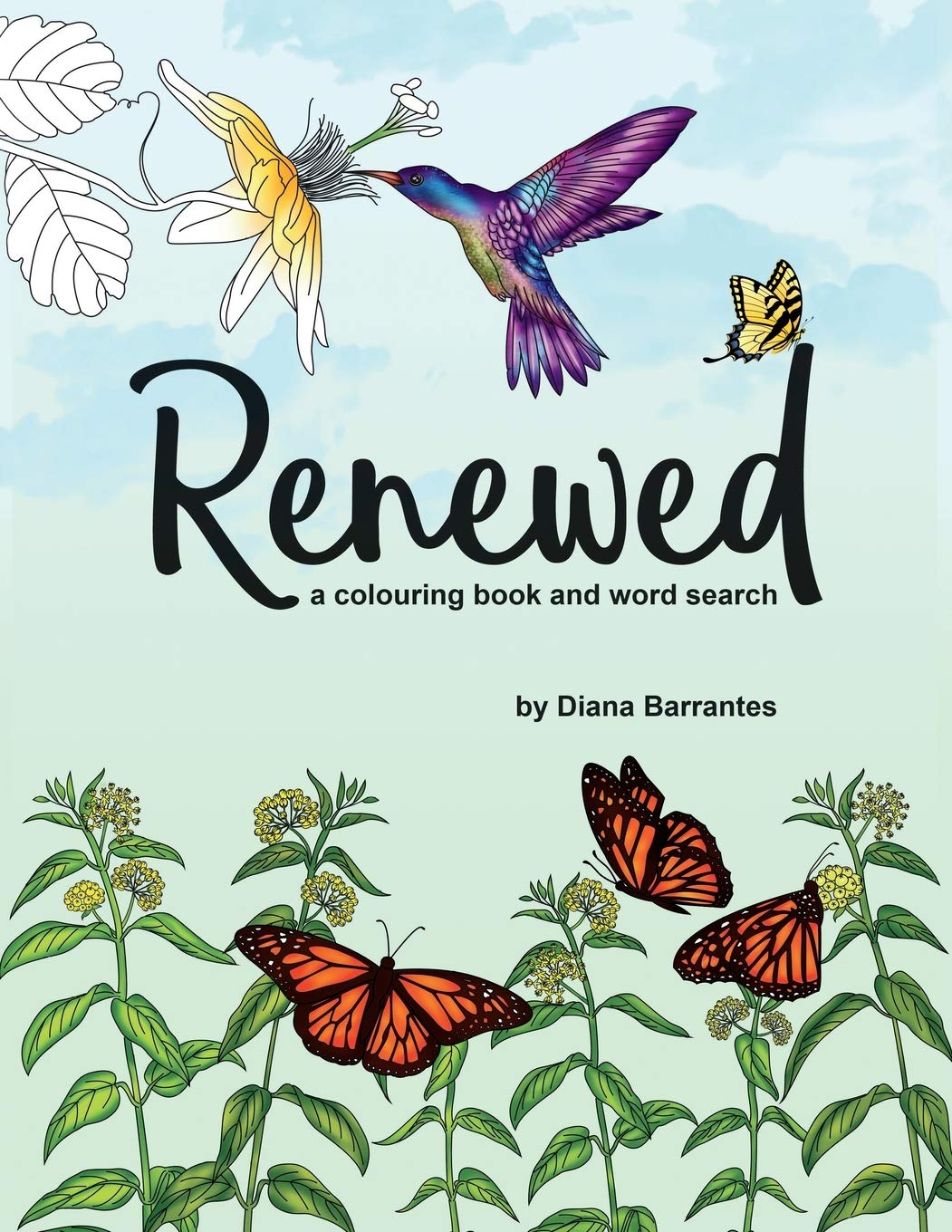 Renewed: A Colouring Book and Word Search Leisure & Fun