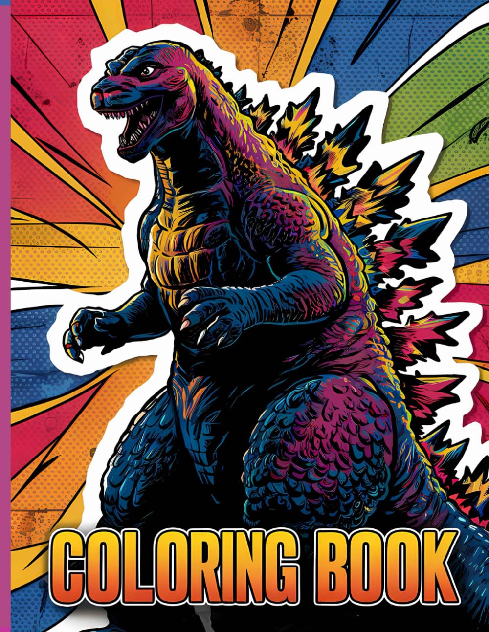 big dragons coloring book: Easy and Fun Coloring Pages for Kids Teens AduIts Non-fiction