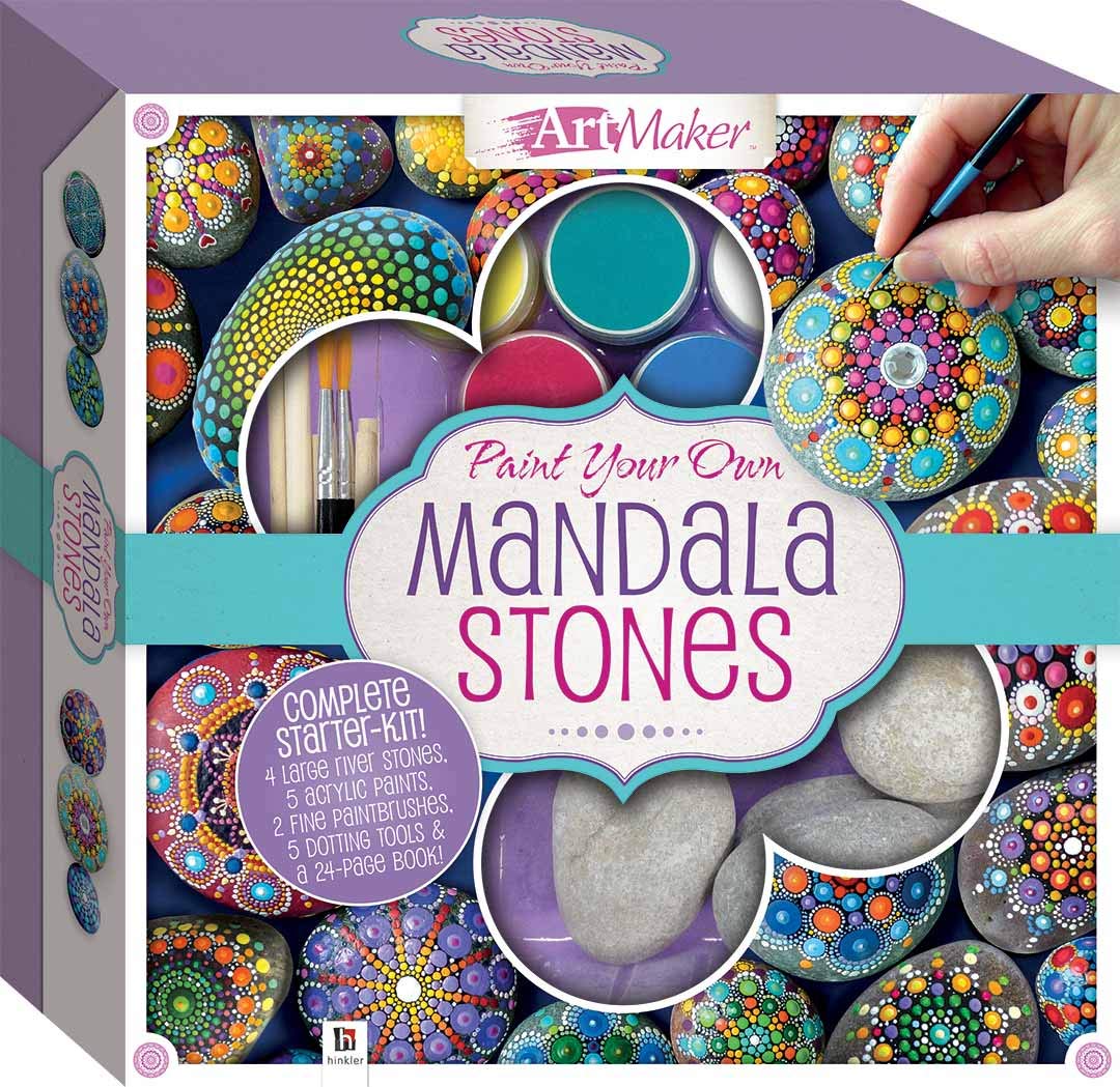 Paint Your Own Mandala Stones Kit (Rock Painting Kit) Hobbies & Crafts