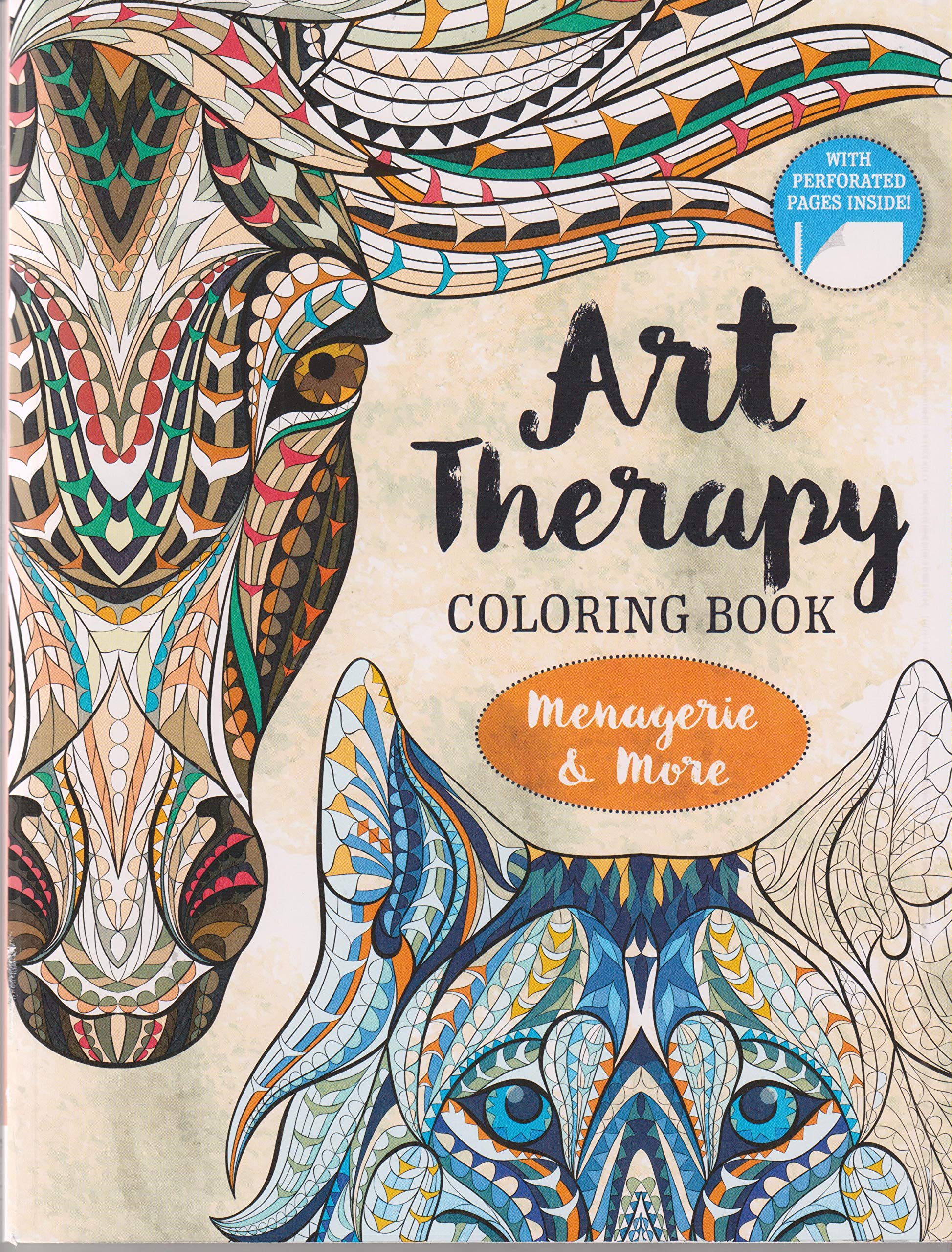 Art Therapy Coloring Book Menagerie & More book