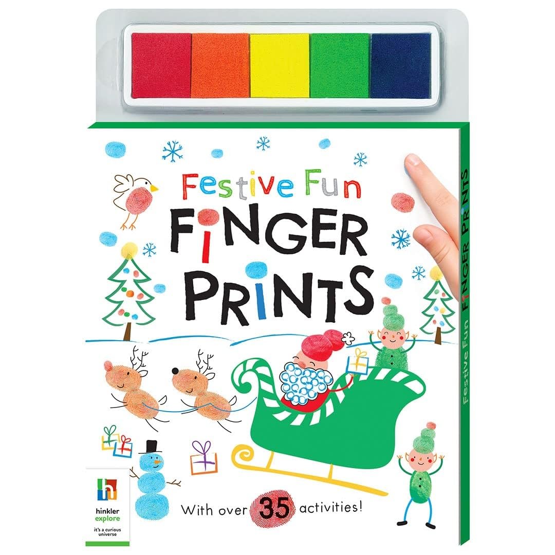 Festive Finger Prints (Finger Prints Art) Tiptoi & Games
