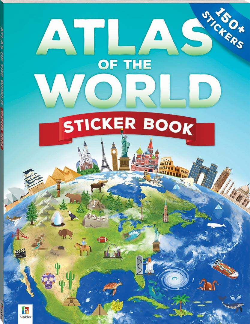 Atlas of the World Sticker Book Tiptoi & Games
