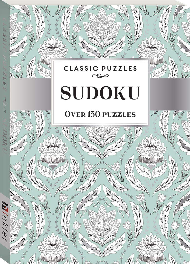 Product Image: Classic Puzzles: Sudoku Mint Floral pack 1