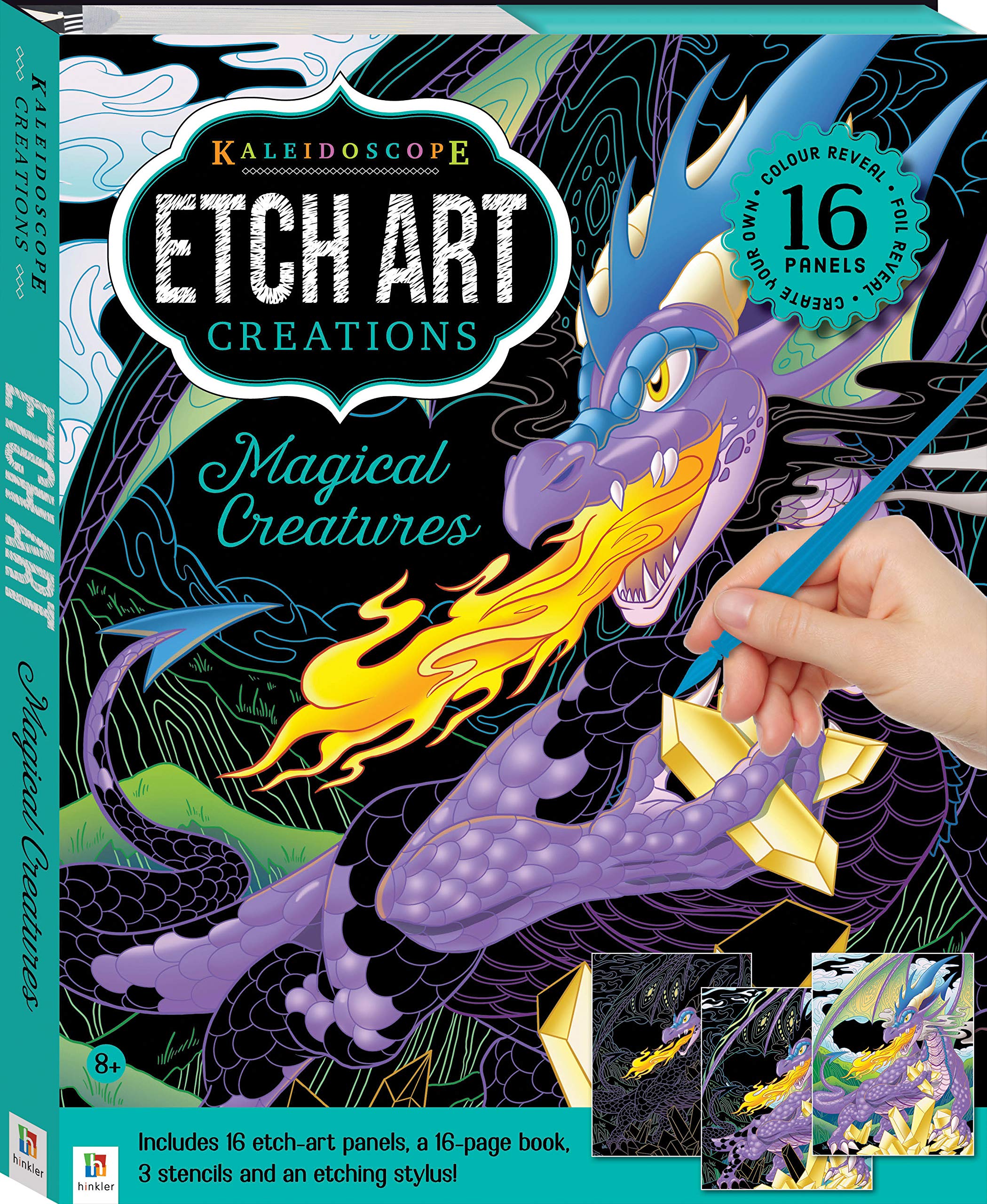 Kaleidoscope Etch Art Creations: Magical Creatures (Kaleidoscope Creations) Film, Art & Culture