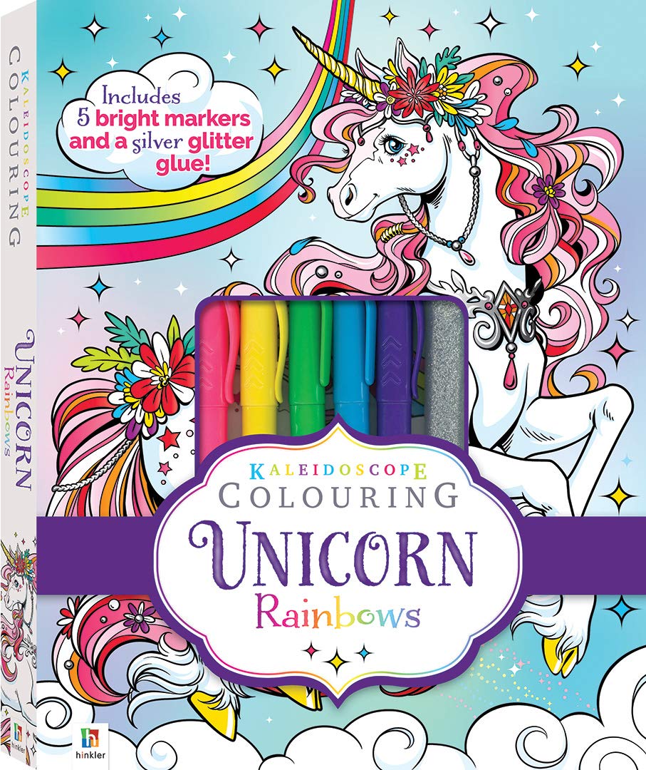 Kaleidoscope Colouring Kit: Unicorn Rainbows Hobbies & Crafts