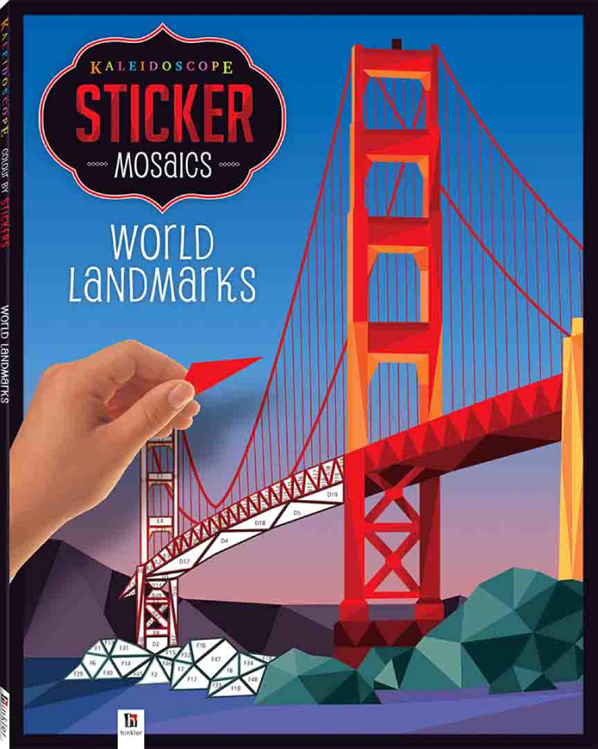 Kaleidoscope Sticker Mosaics: World Landmarks (Kaleidoscope Colour By Stickers) Film, Art & Culture