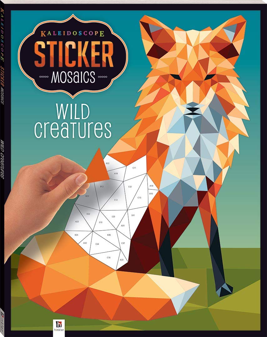 Kaleidoscope Sticker Mosaics: Wild Creatures Tiptoi & Games