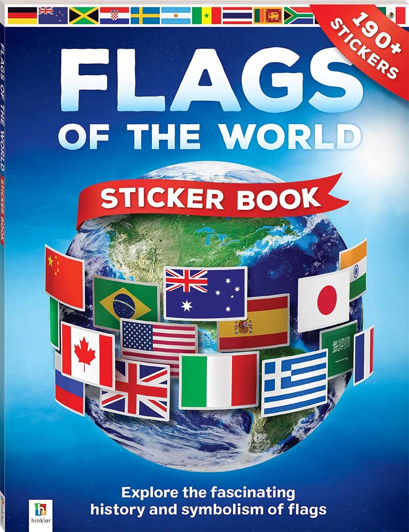 Flags of the World Sticker Book General education