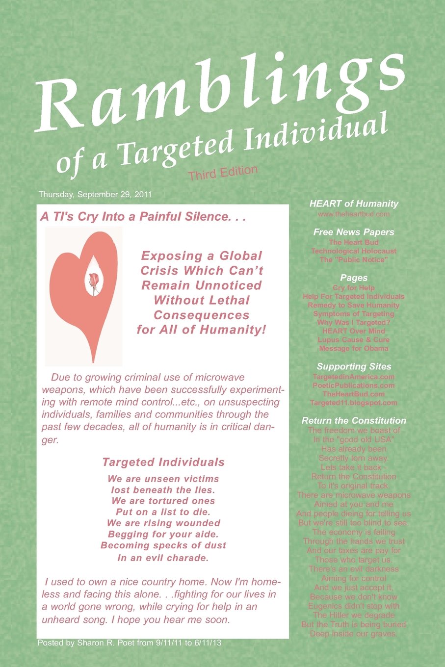 Ramblings of a Targeted Individual: Third Edition Books