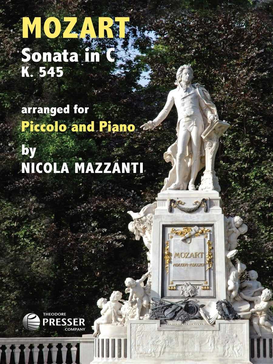 Sonata in C, K. 545: For Piccolo and Piano Sheet Music