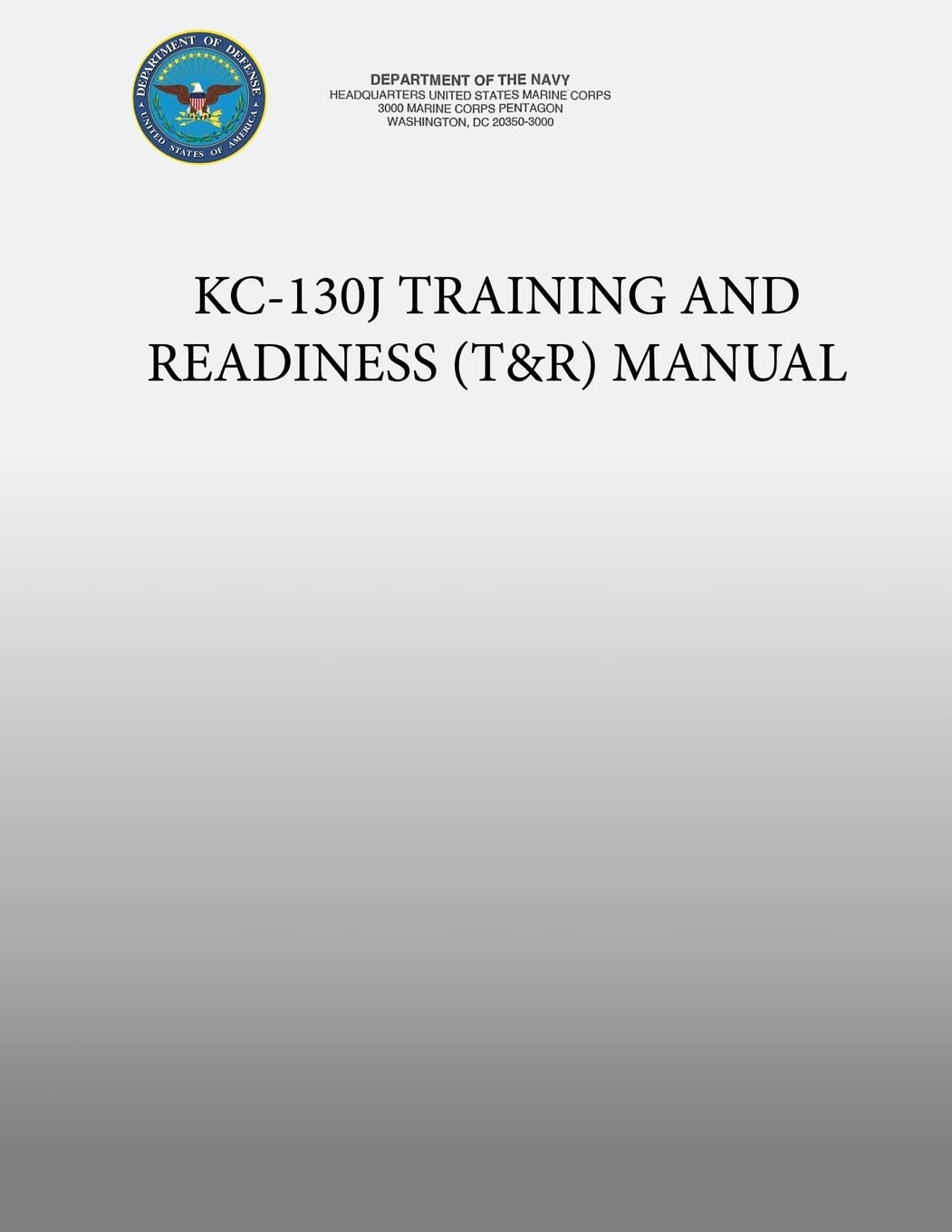 KC-130J Training and Readiness (T&R) Manual Reference Books
