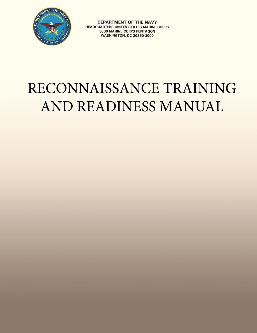 Reconnaissance Training and Readiness Manual Reference Books