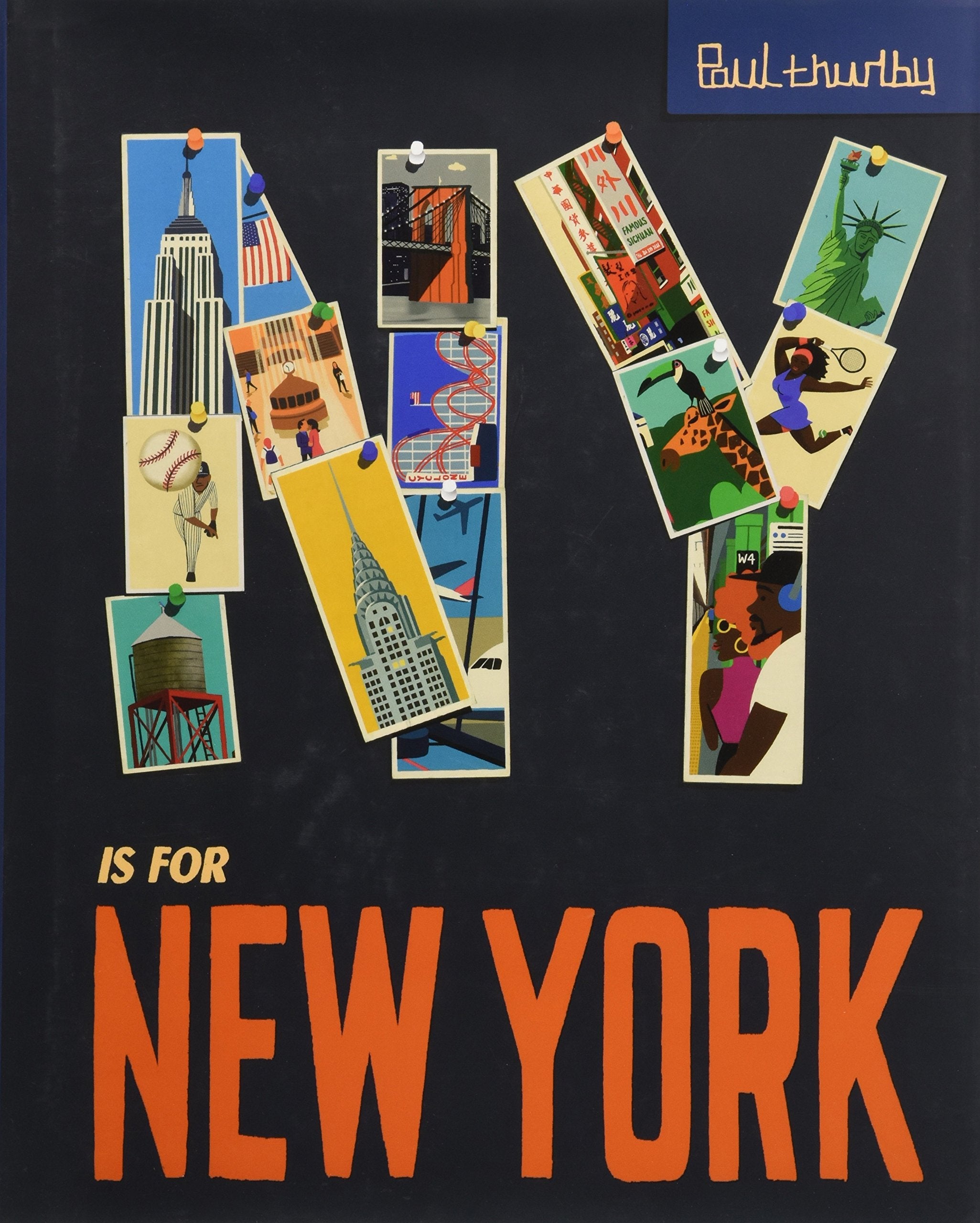 NY Is for New York (Paul Thurlby ABC City Books) Non-fiction