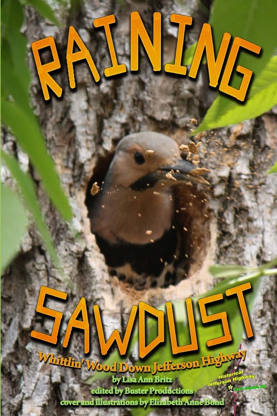 Raining Sawdust: Whittlin' Wood Down Jefferson Highway (Historical Jefferson Highway Learning Express) Novels & Short Stories