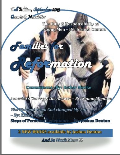 Families For Reformation Fall 2013 Newsletter Religion & Esotericism
