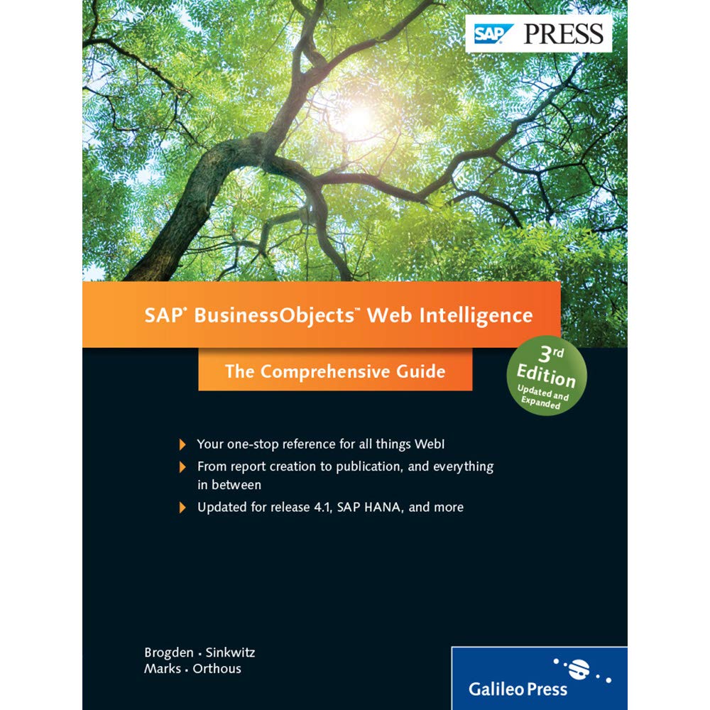 SAP BusinessObjects Web Intelligence Business, Finance & Career
