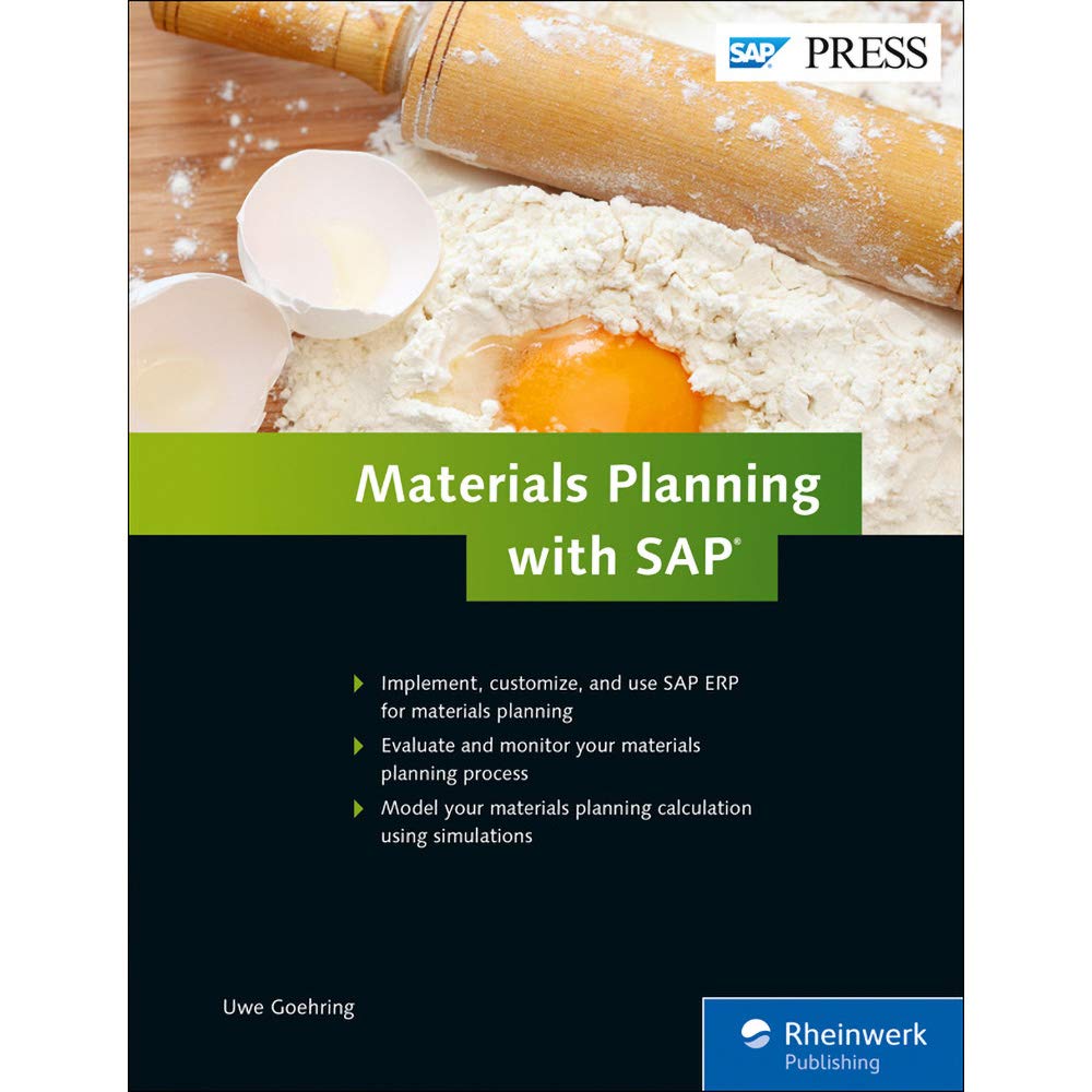Materials Planning with SAP ERP: Implement, customize, and use SAP ERP for materials planning. Evaluate and monitor your materials planning process. ... using simulations (SAP PRESS: englisch) Law