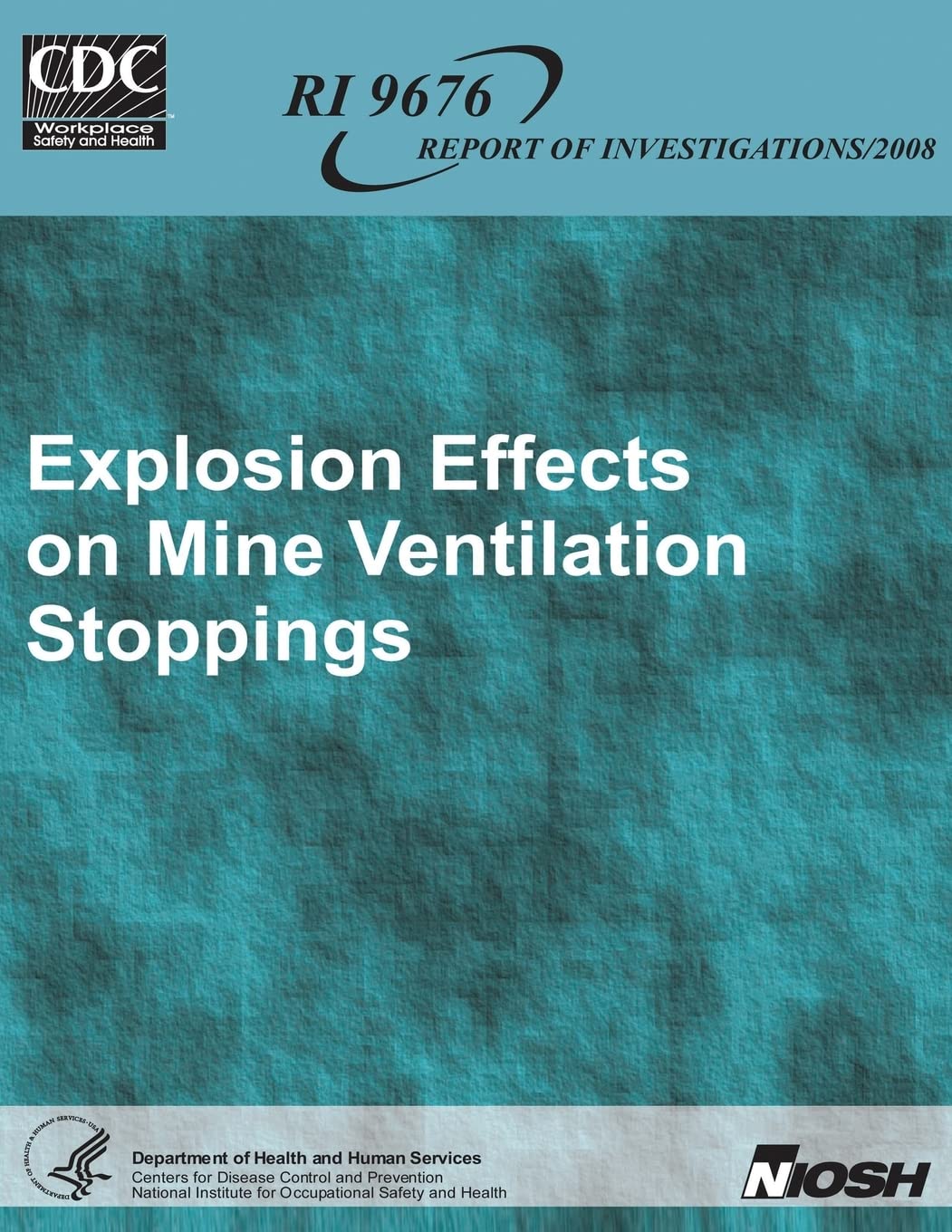 Explosion Effects on Mine Ventilation Stoppings Books