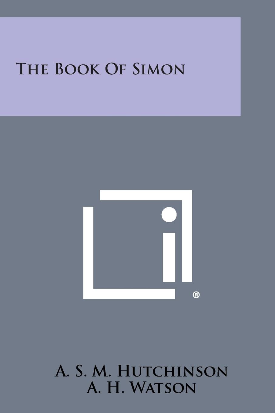 The Book of Simon Contemporary literature