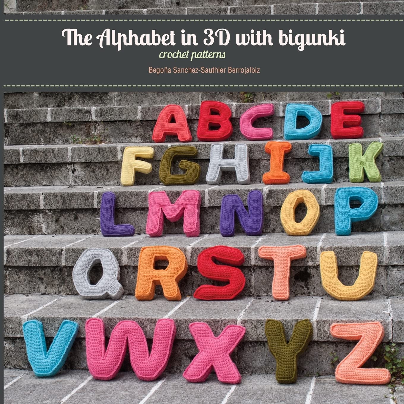 The Alphabet in 3D with bigunki. Crochet patterns Film, Art & Culture