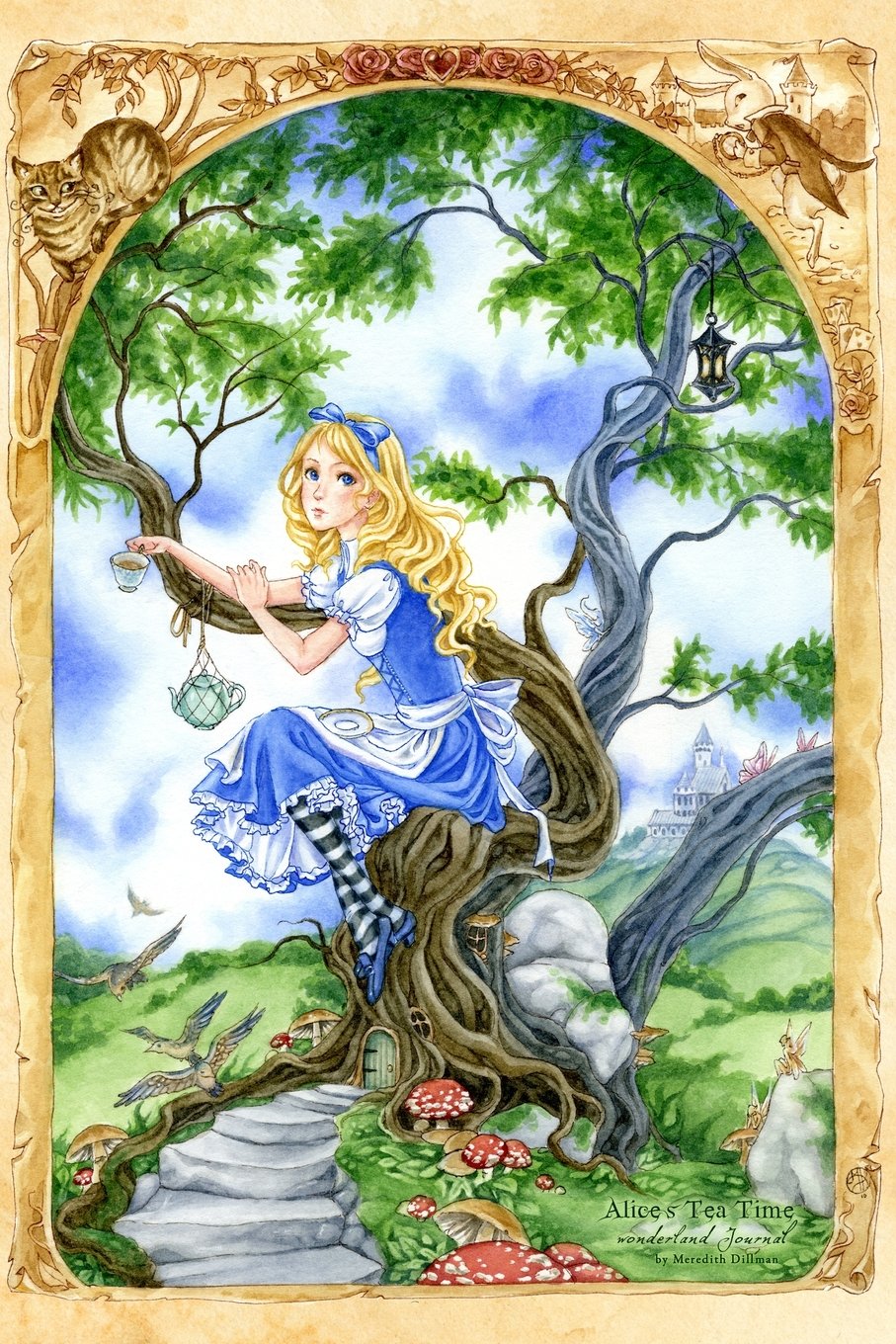 Alice's Tea Time Wonderland Journal Books