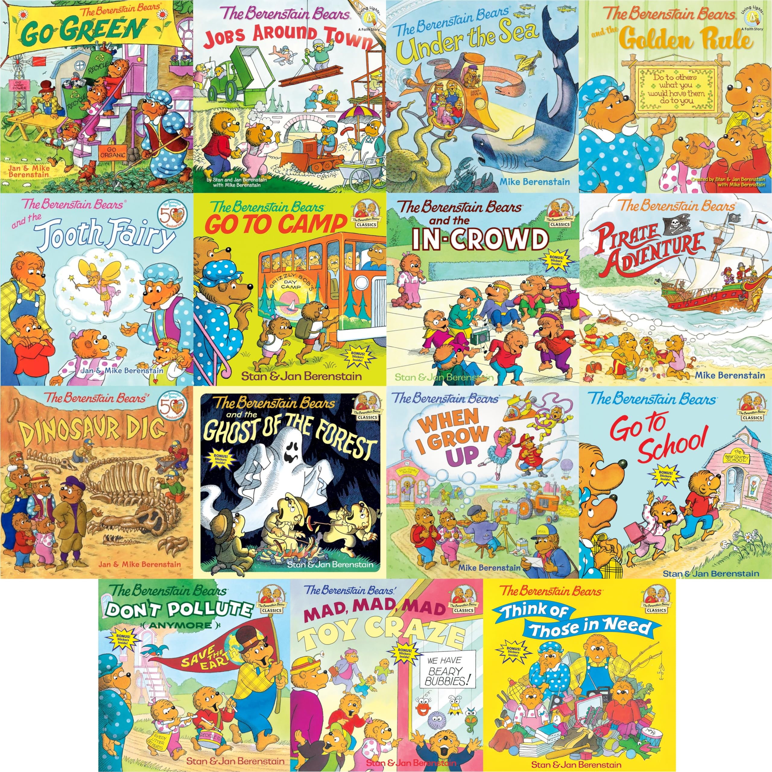 The Ultimate Berenstain Bears Collection: Learn About Strangers;bad Dream; Berenstain Bears and the Truth; Don't Pollute Anymore; Hug & Make Up; Messy Room; the Truth; Think of Those in Need; Lose a Friend; Golden Rule by Stan Berenstain (2005-05-04) Books
