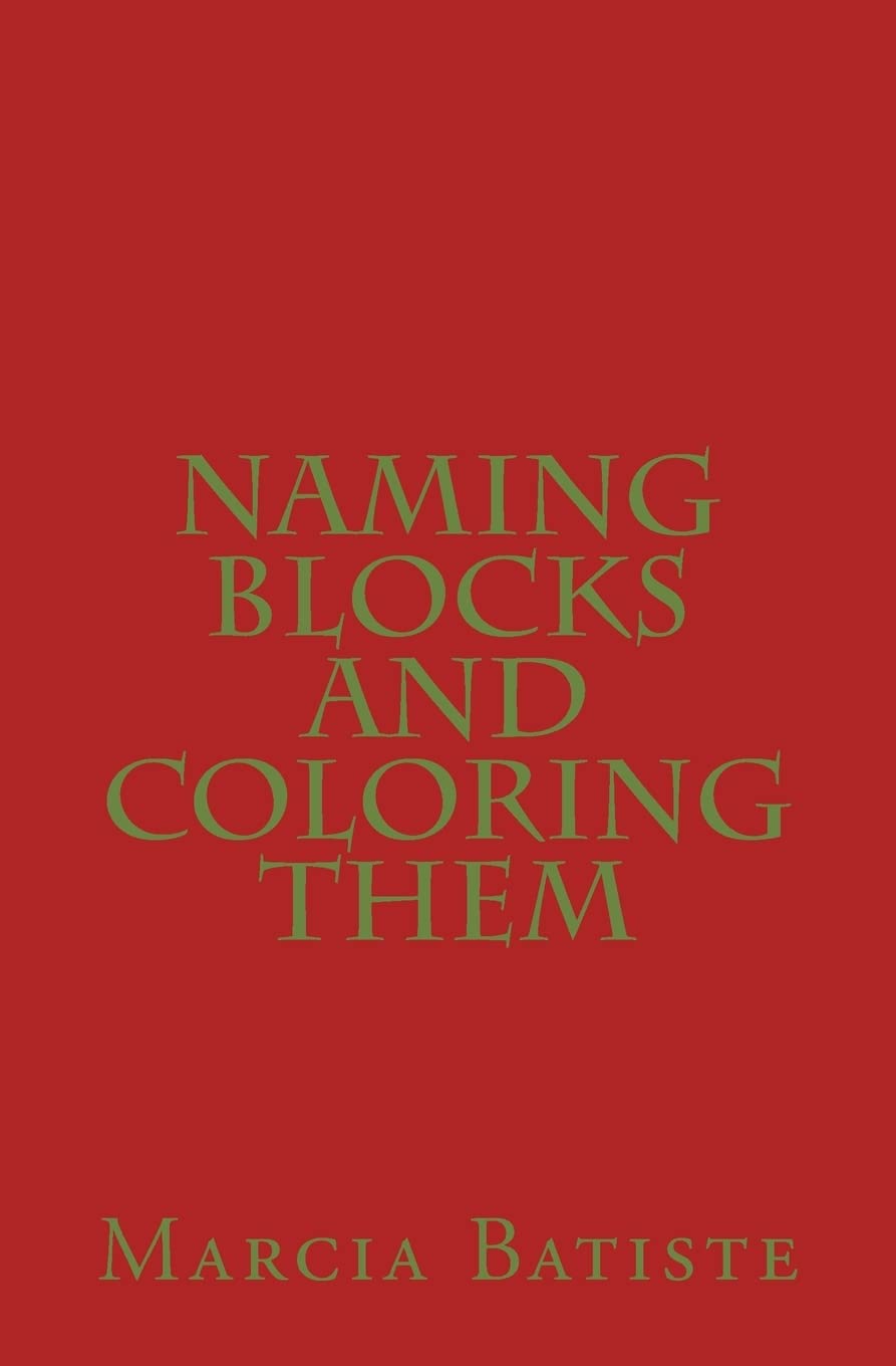 Product Image: Naming Blocks and Coloring Them