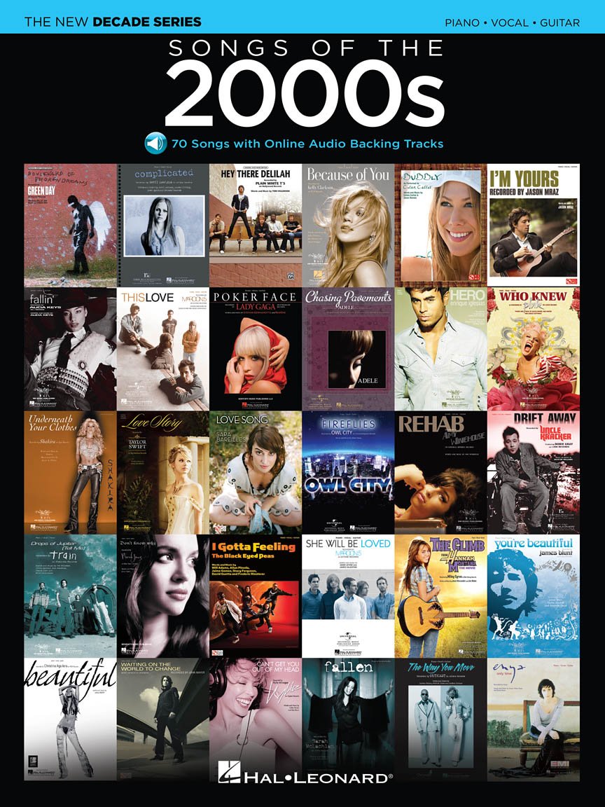 The New Decade Series: Songs Of The 2000s: Piano / Vocal / Guitar Sheet Music