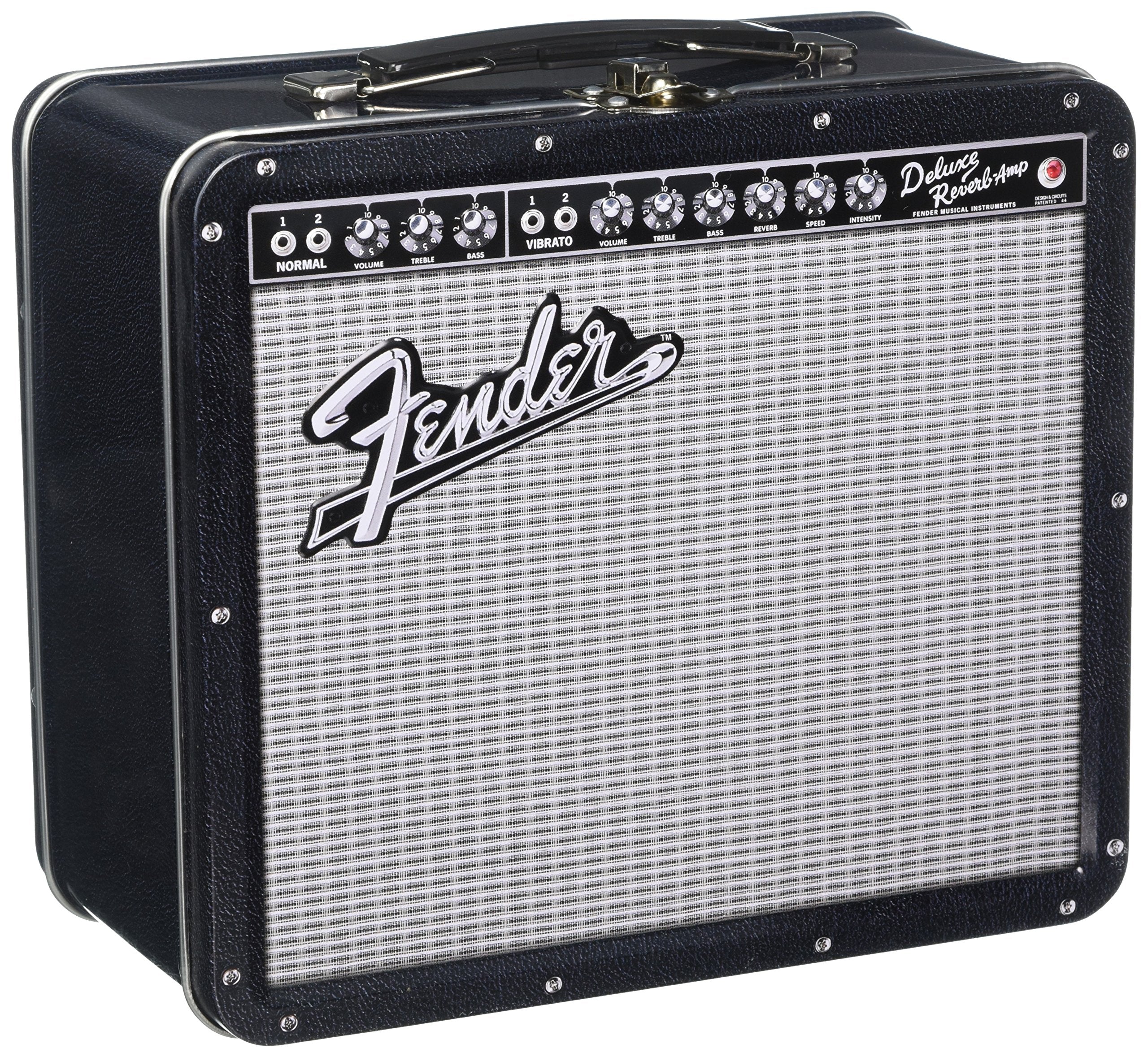 Fender Black Tolex Metal Lunchbox Books