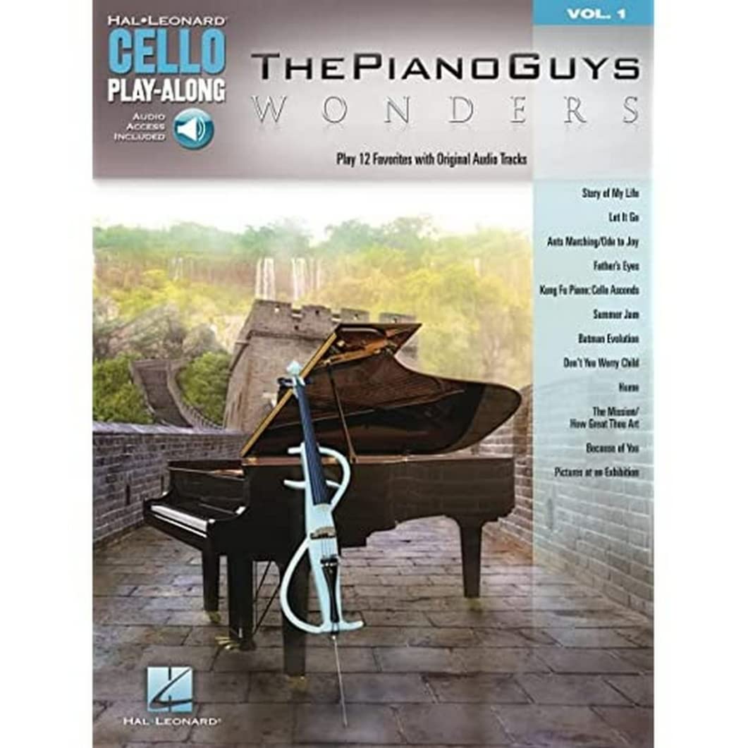 The Piano Guys - Wonders: Cello Play-Along Volume 1 (Hal-leonard Cello Play-along): Play 12 Favorites With Original Audio Tracks Sheet Music