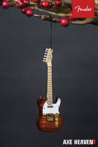 Axe Heaven Holiday Ornament Fender Select Telecaster 6 Books