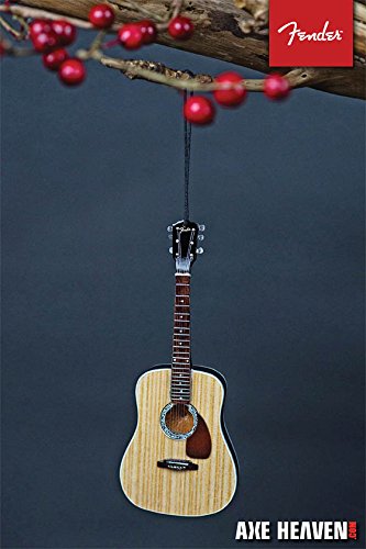 Axe Heaven Holiday Ornament Fender Tpd-1 Dreadnought Acoustic 6: 1 Dreadnaught Acoustic Leisure, Home & Garden