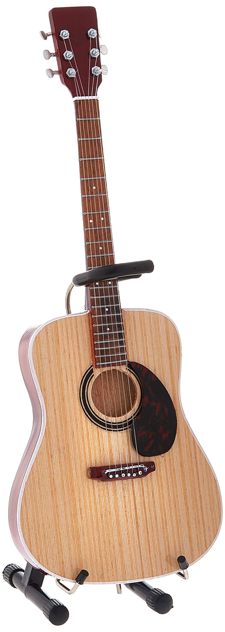 Axe Heaven Natural Blonde Finish Acoustic Mini Guitar: Miniature Guitar Replica Collectible Leisure, Home & Garden