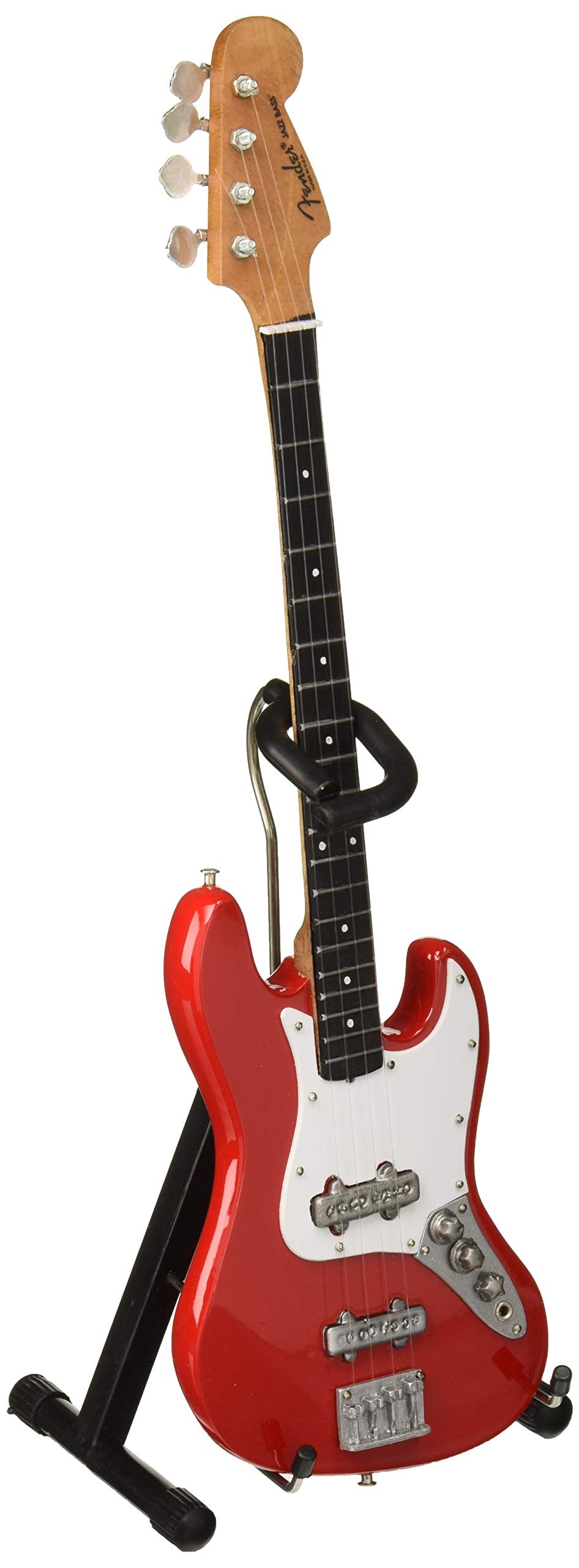 Axe Heaven Fender Jazz Classic Red Finish Miniature Bass Replica Leisure, Home & Garden