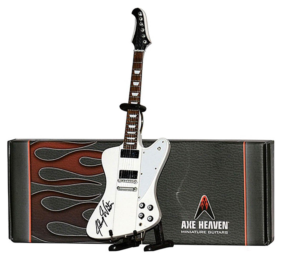 Johnny Winter Firebird White Mini: Officially Licensed Miniature Guitar Replica Books