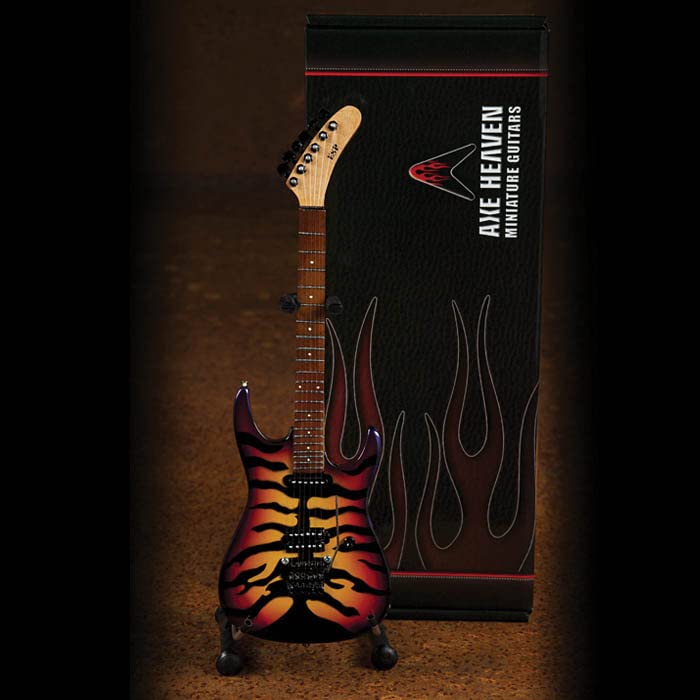 George Lynch - Sunburst Tiger Finish: Officially Licensed Miniature Guitar Replica Sheet Music